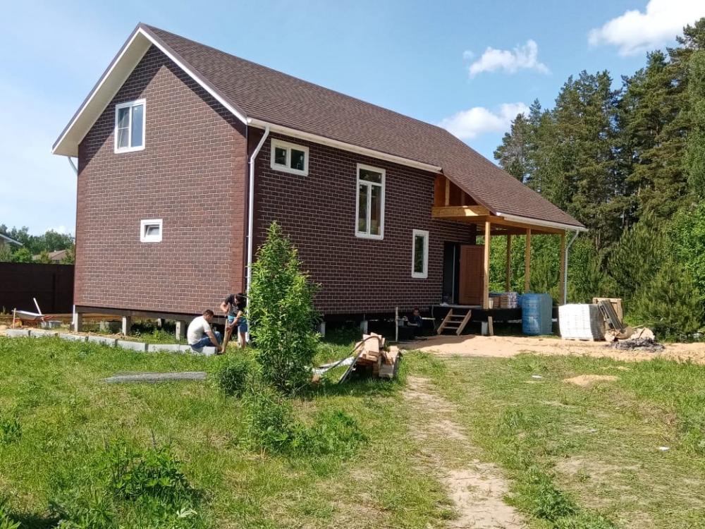 В Нижнем Новгороде закончили строительство дома по индивидуальному проекту заказчика 